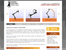 Tablet Screenshot of anubhavindustries.com